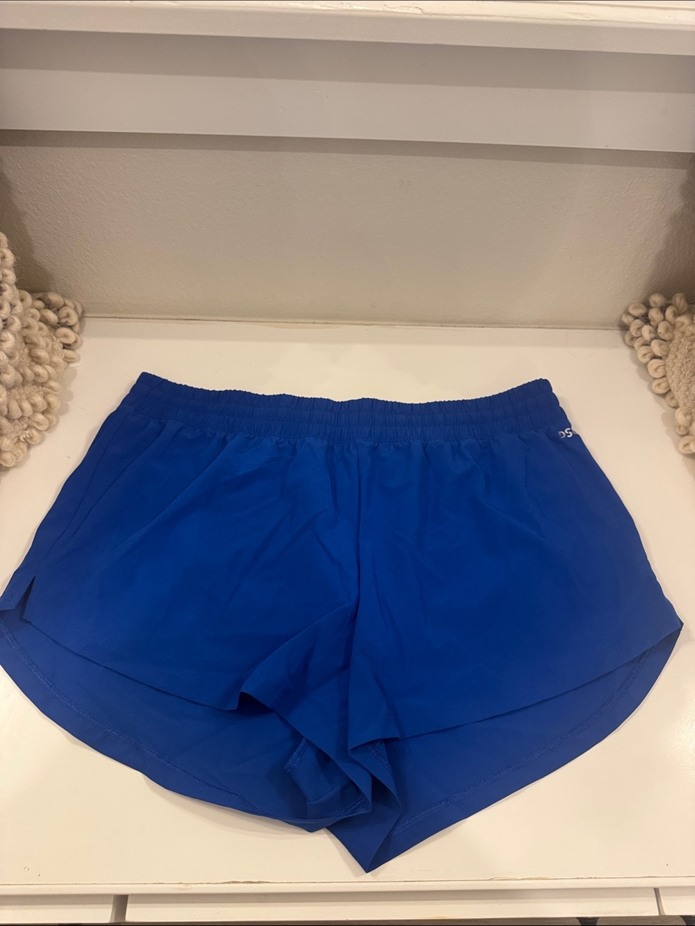 DSG Women's (Sz Large) Electric Blue Athletic Shorts. 3” inseam - Picture 2 of 5